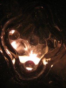 Shining through the glass